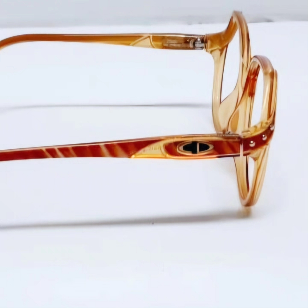 Christian Dior Optyl vintage 80's Frame RARE Amber made in Germany. - Picture 3 of 10